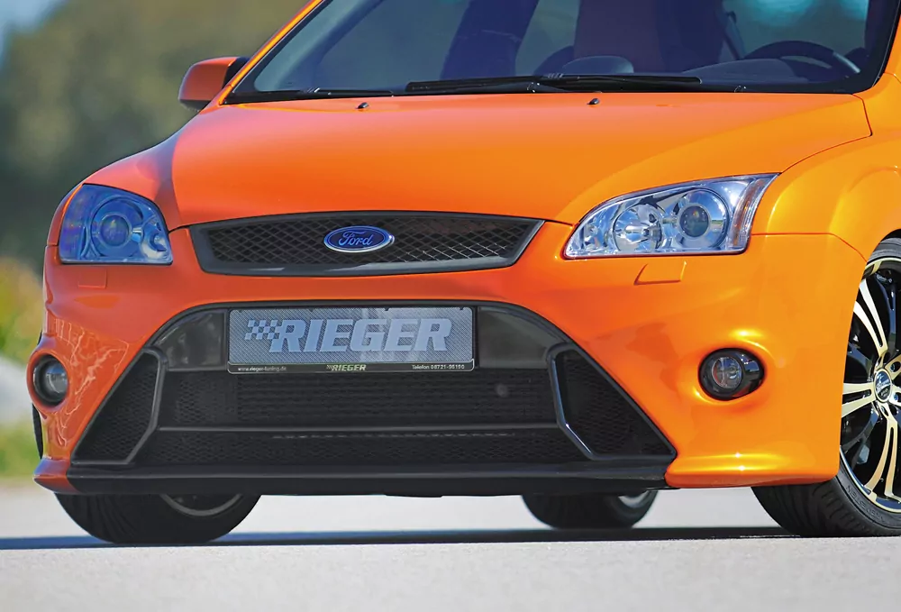 Rieger Spoilerstoßstange für Ford Focus 2 ST - 3-tür. 10.05-01.08 (bis Facelift) carbon optik