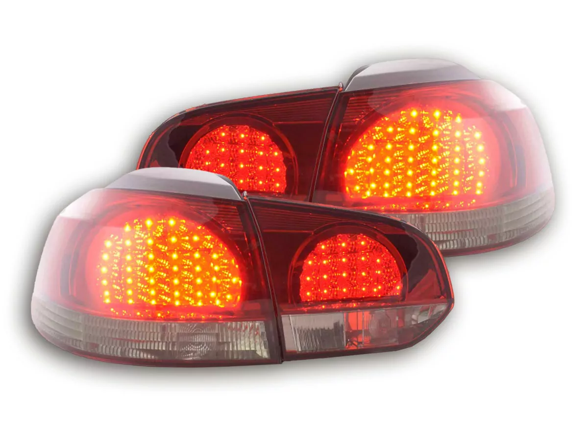 LED Rückleuchten Set VW Golf 6 Typ 1K Bj. 08- schwarz/rot