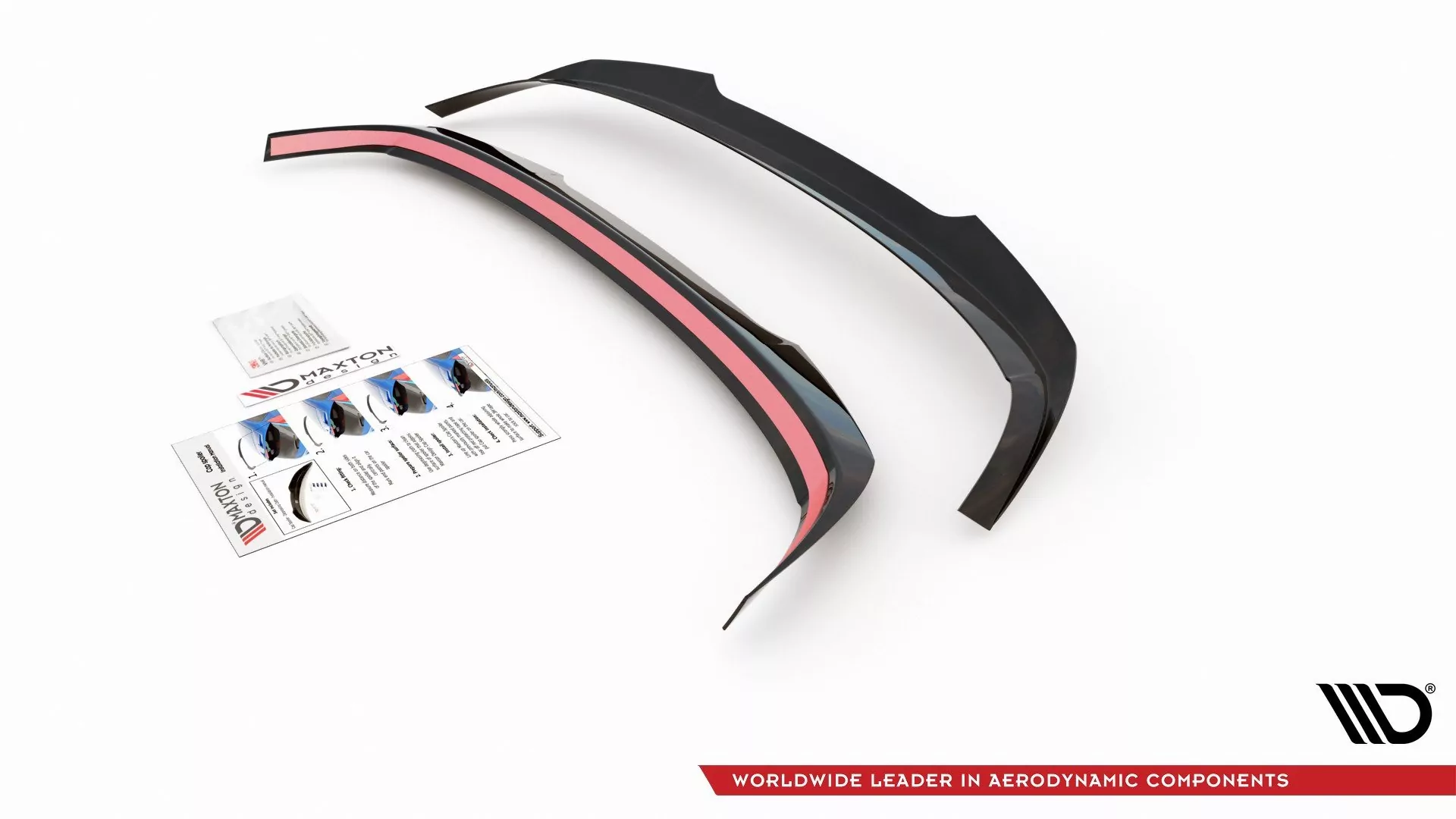 Spoiler CAP V.2 Für Volkswagen Golf Mk8 Schwarz Hochglanz