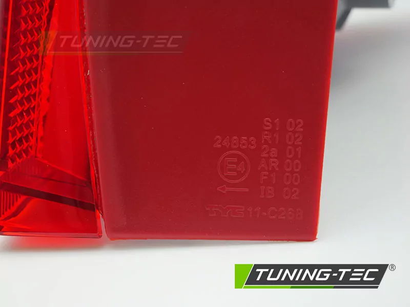 Tail Light Red White Right Side Tyc Fits Skoda Fabia 07-14