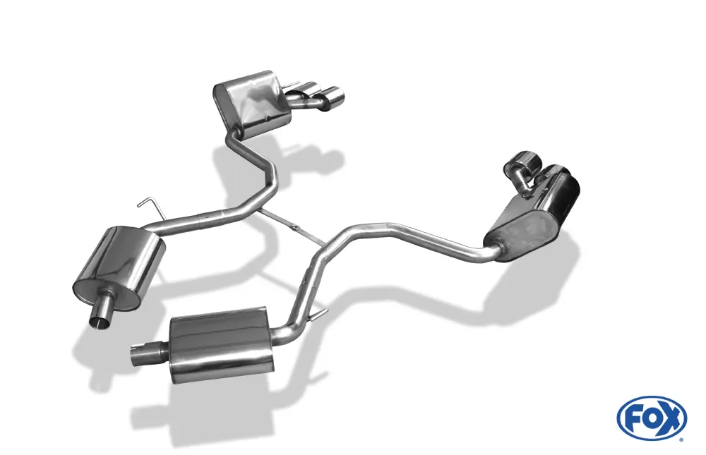 Mercedes SL Typ 230  Endschalldämpfer rechts/links - 2x115x85 Typ 32 rechts/links