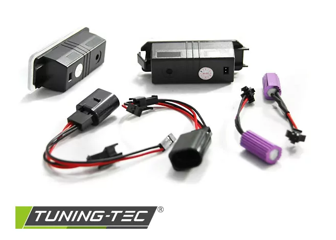 License Led Lights  3xled Fits Vw Golf Iv Vw Golf V /vw Golf Vi/vw Golf Vii/vw Passat B6 /vw Passat Cc/vw New Beatle/vw Eos/ Vw Phaeton/ Vw Lupo/vw Polo/ Vw Scirocco  Vw Lupo  1999-2006  Vw Polo  2001-2009-  Vw Scirocco 2009-  