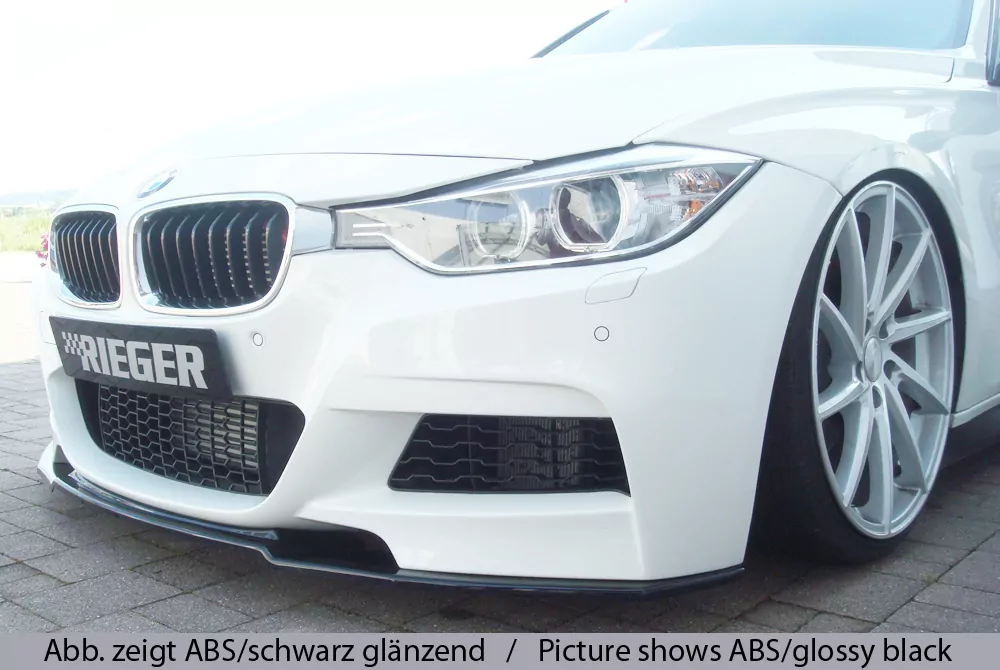 Rieger Spoilerschwert für BMW 3er F30  (3L) | Lim. 07.15- (ab Facelift) LCI nur für M-Paket-Frontschürze