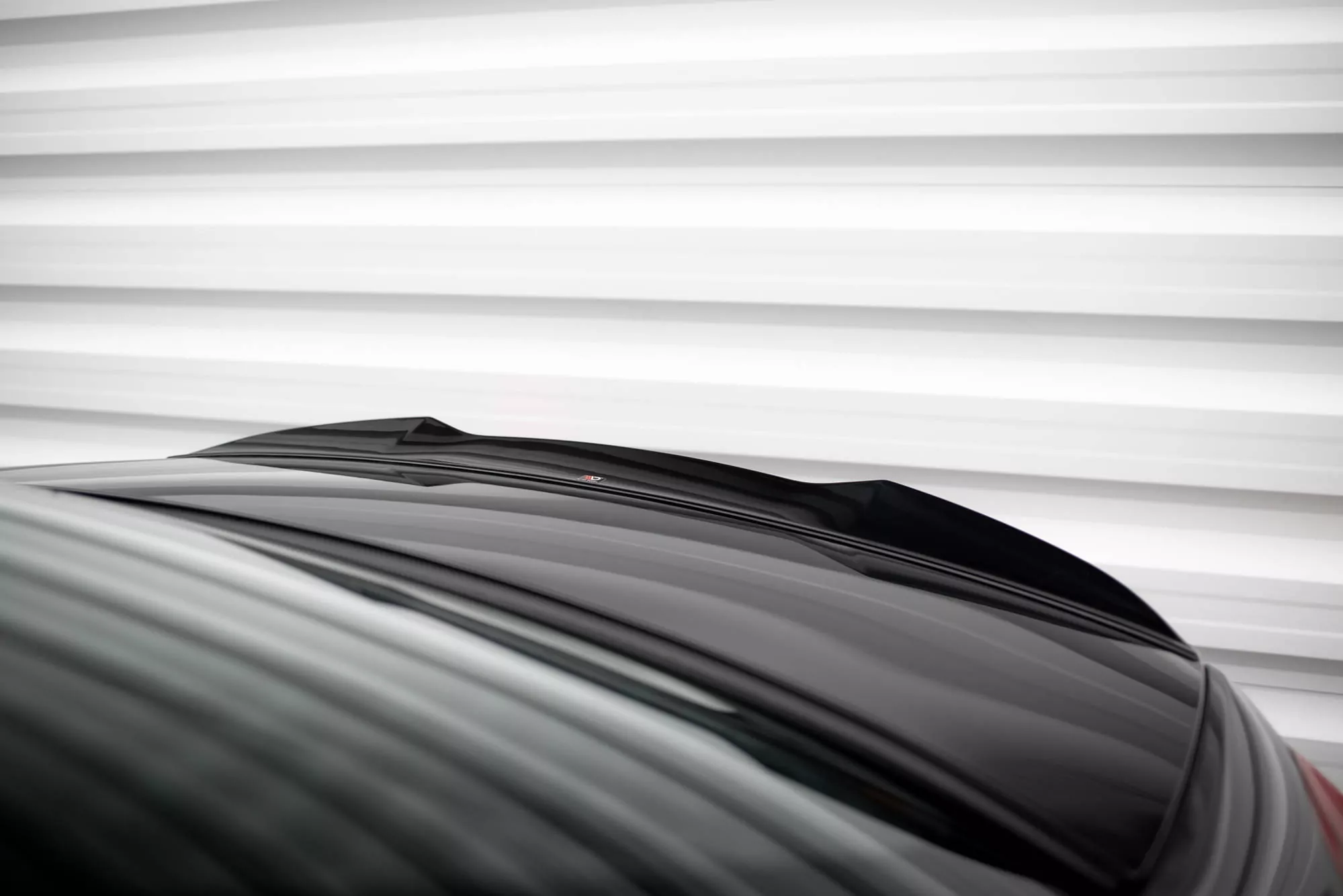 Spoiler CAP Für 3D Mercedes-Benz S W222 / W222 Facelift Schwarz Hochglanz