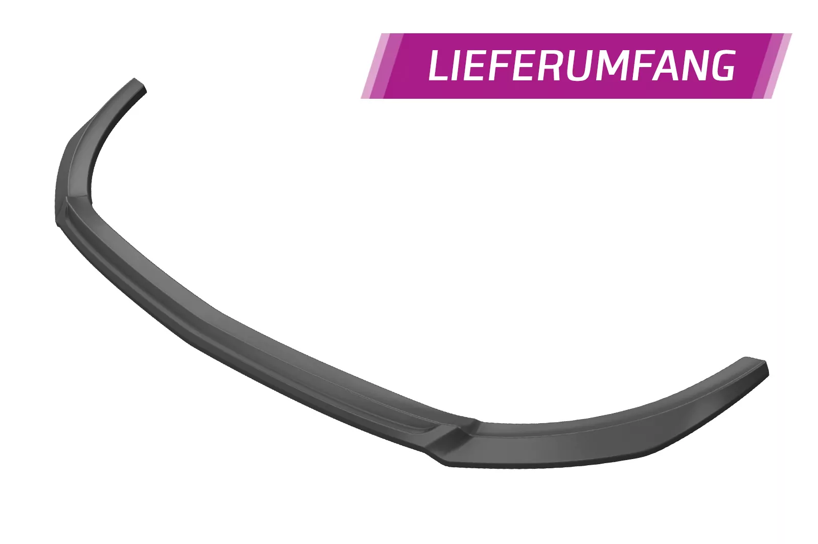 Cup-Spoilerlippe mit ABE für Mercedes Benz V-Klasse 447 CSL538 Schwarz Strukturiert