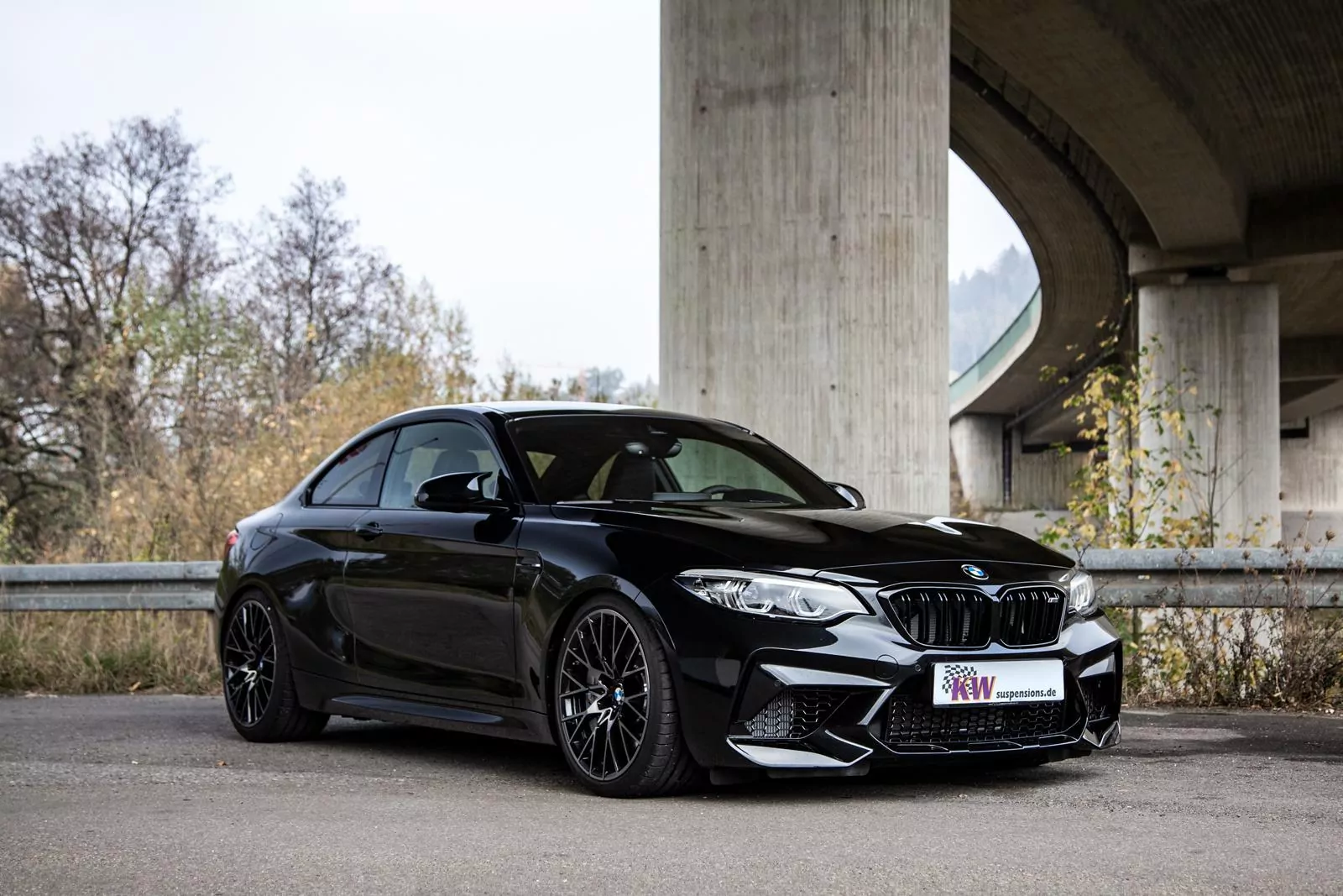 KW Gewindefahrwerk V3 inox BMW 2er Coupe (F22, F87) 1C, M3 10/2012-