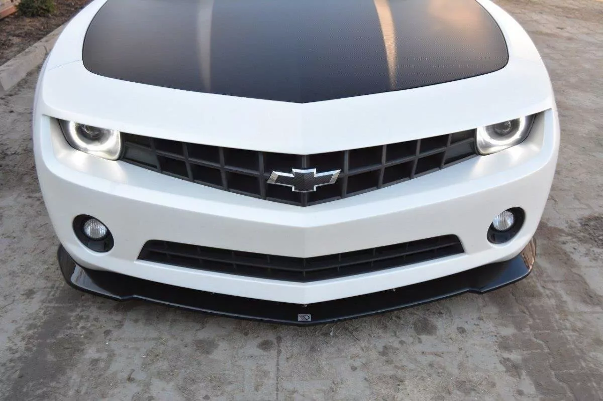 Front Ansatz Passend Für Passend Für CHEVROLET CAMARO V SS - US VERSION (vor FL) Schwarz Hochglanz Schwarz Hochglanz
