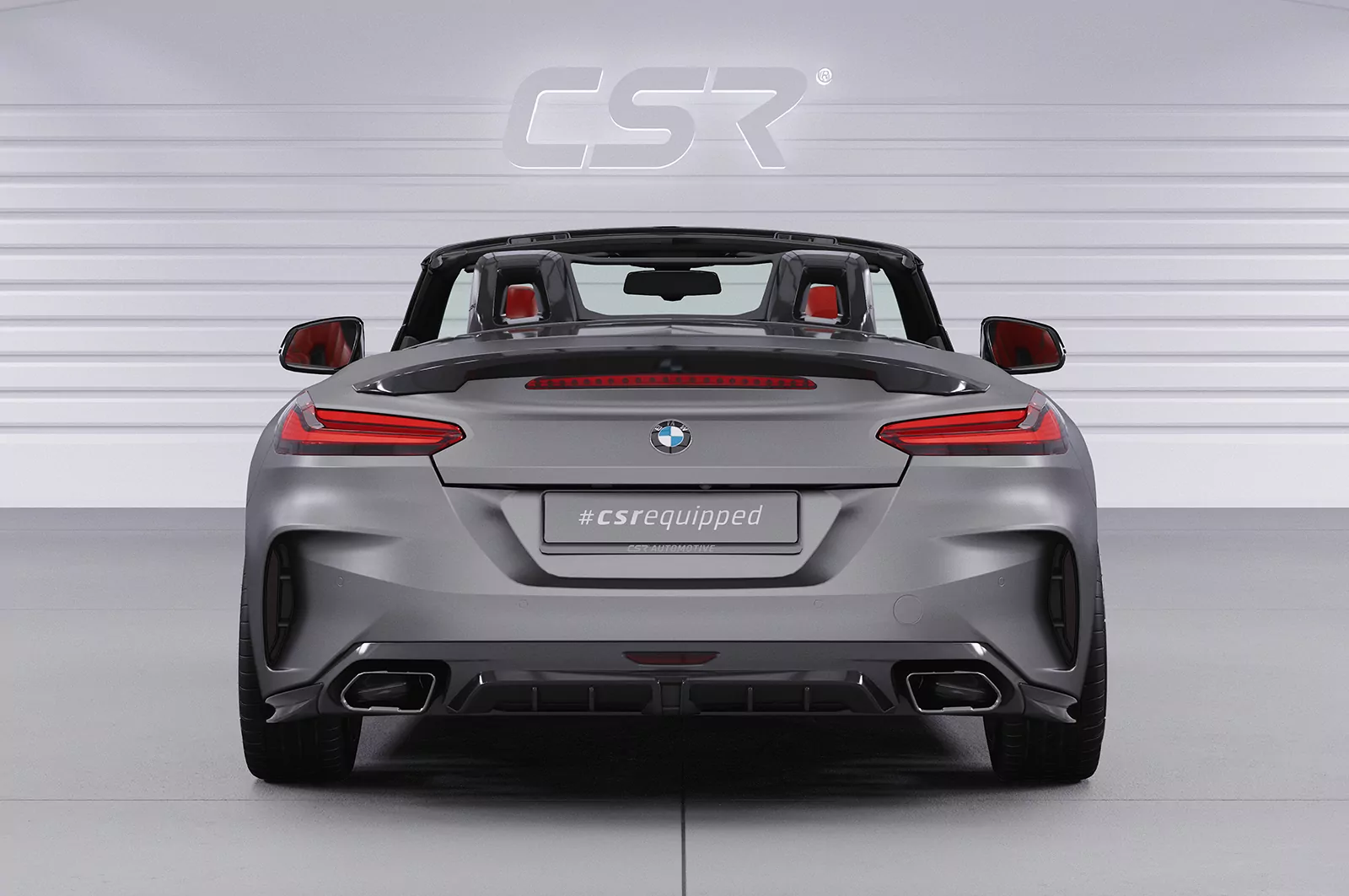 Heckansatz für BMW Z4 (G29) M40i HA285 Schwarz Strukturiert