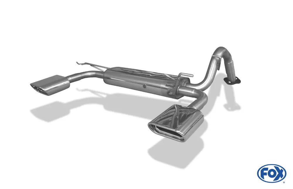 Toyota Yaris XP9F  Endschalldämpfer quer Ausgang rechts/links - 150x70 Typ 53 rechts/links