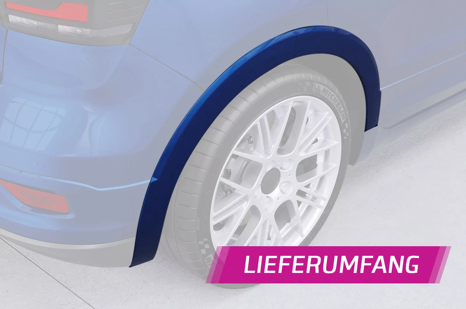 Kotflügelverbreiterung vorne für VW T-Cross C1 VB023