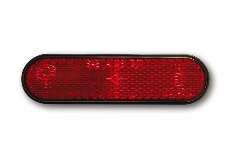 - Kein Hersteller - Rückstrahler, abgerundete Ecken, mit zwei M4 Befestigungsschrauben E-geprüft