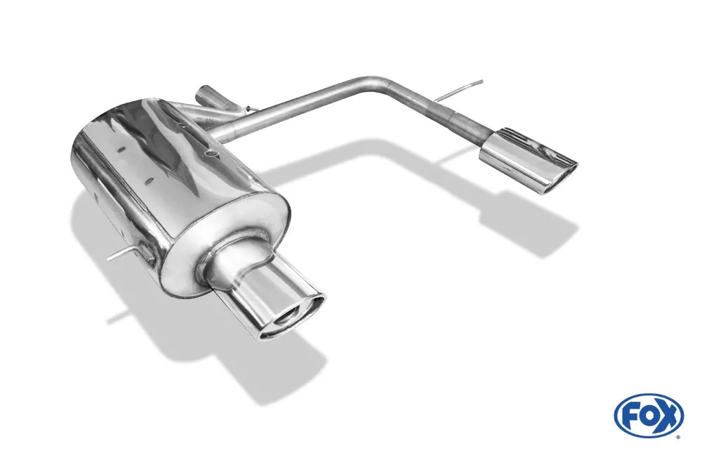 Volvo XC90 Endschalldämpfer Ausgang rechts/links zweiflutig - 140x90 Typ 33 rechts/links -2,5l 154kW  3,0l 200kW  2,4l TD 120/136kW