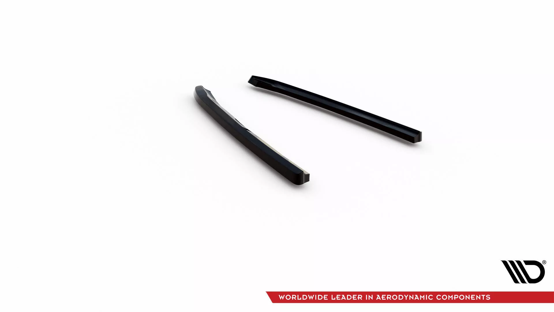Heck Ansatz Flaps Diffusor V.2 Für Audi A6 Avant C7 Schwarz Hochglanz