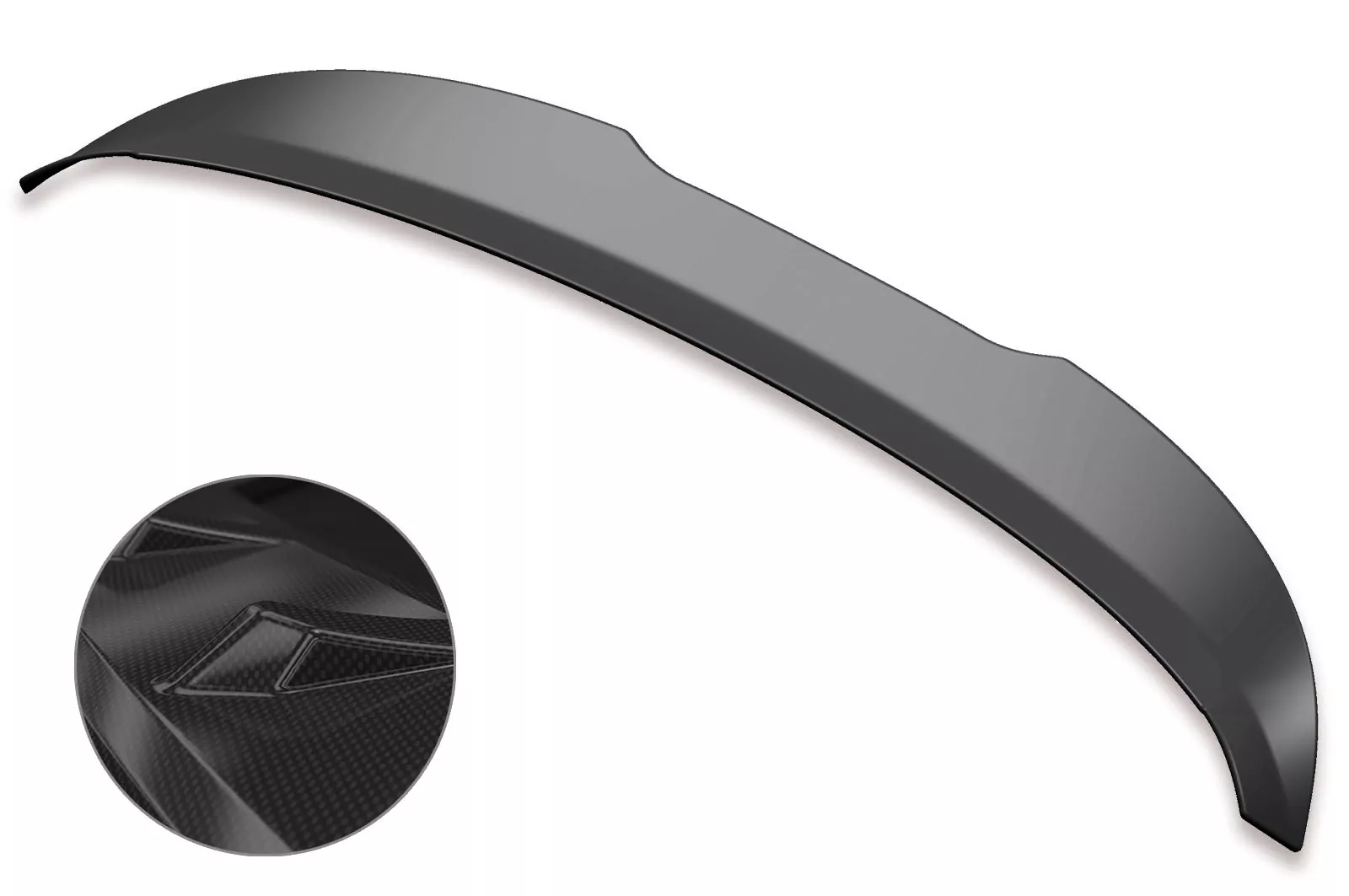 Heckflügel mit ABE für VW Golf 6 Basisversion HF693-C Carbon Look Hochglanz