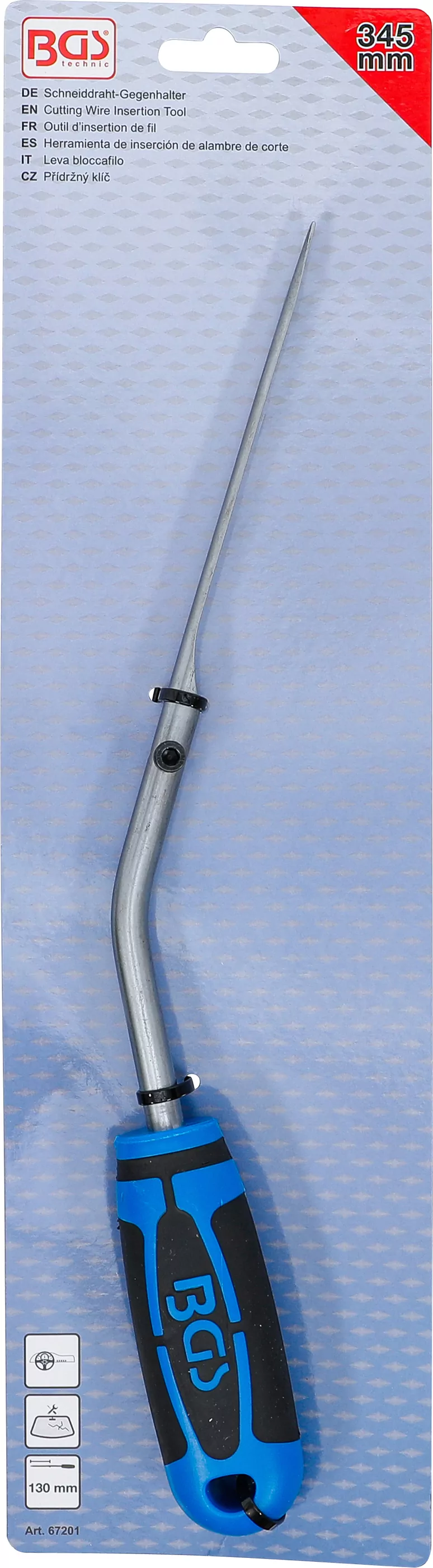 Schneiddraht-Gegenhalter | zum Ausglasen