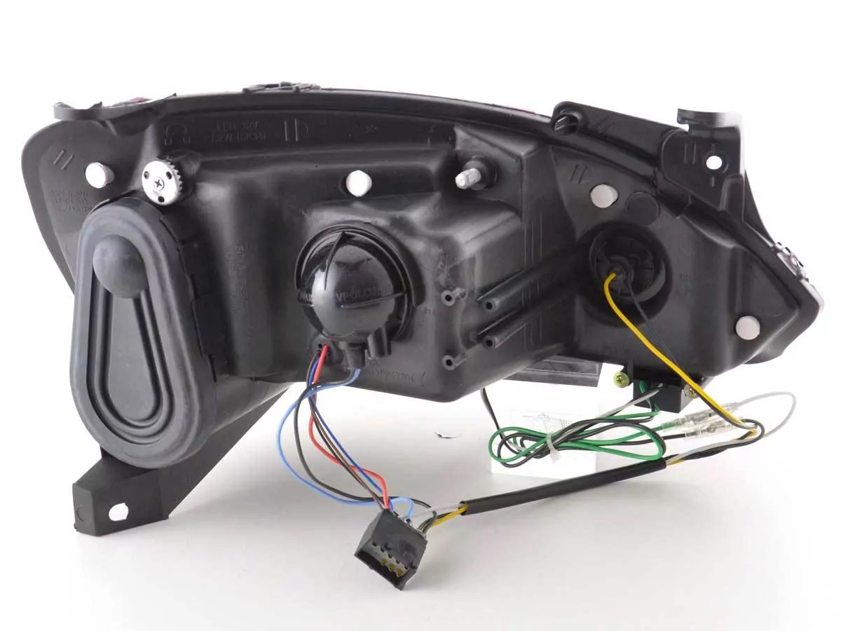 Scheinwerfer Set Daylight LED TFL-Optik Opel Corsa C Bj. 01-06 schwarz