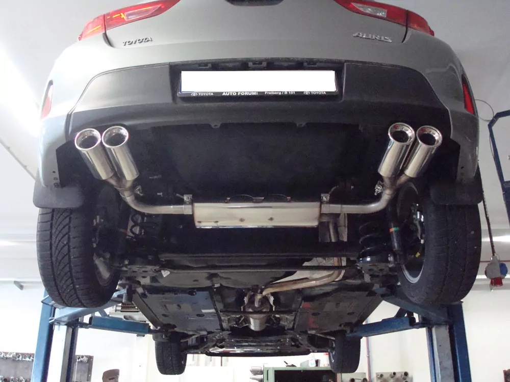 Toyota Auris Benzin - E18  Endschalldämpfer rechts/links - 2x90 Typ 13 rechts/links