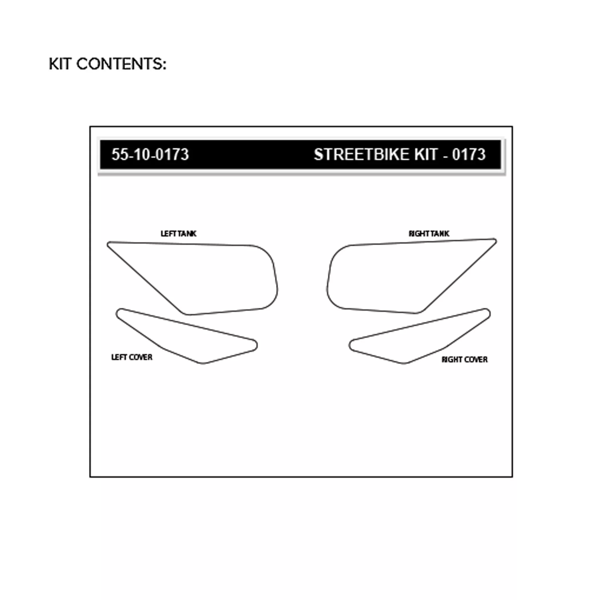 Stompgrip Traction Pad Volcano für Triumph Speed Triple 16-20 Hybrid