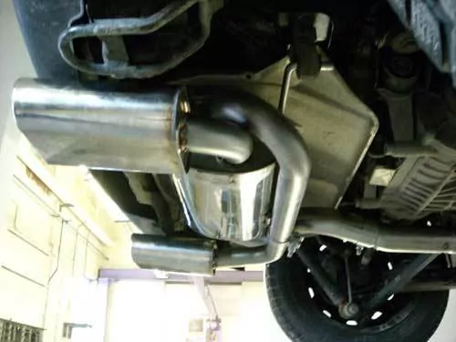 Audi A3 Typ 8L quattro  Endschalldämpfer Ausgang rechts/links Ø 63,5mm - 130x50 Typ 52 rechts/links