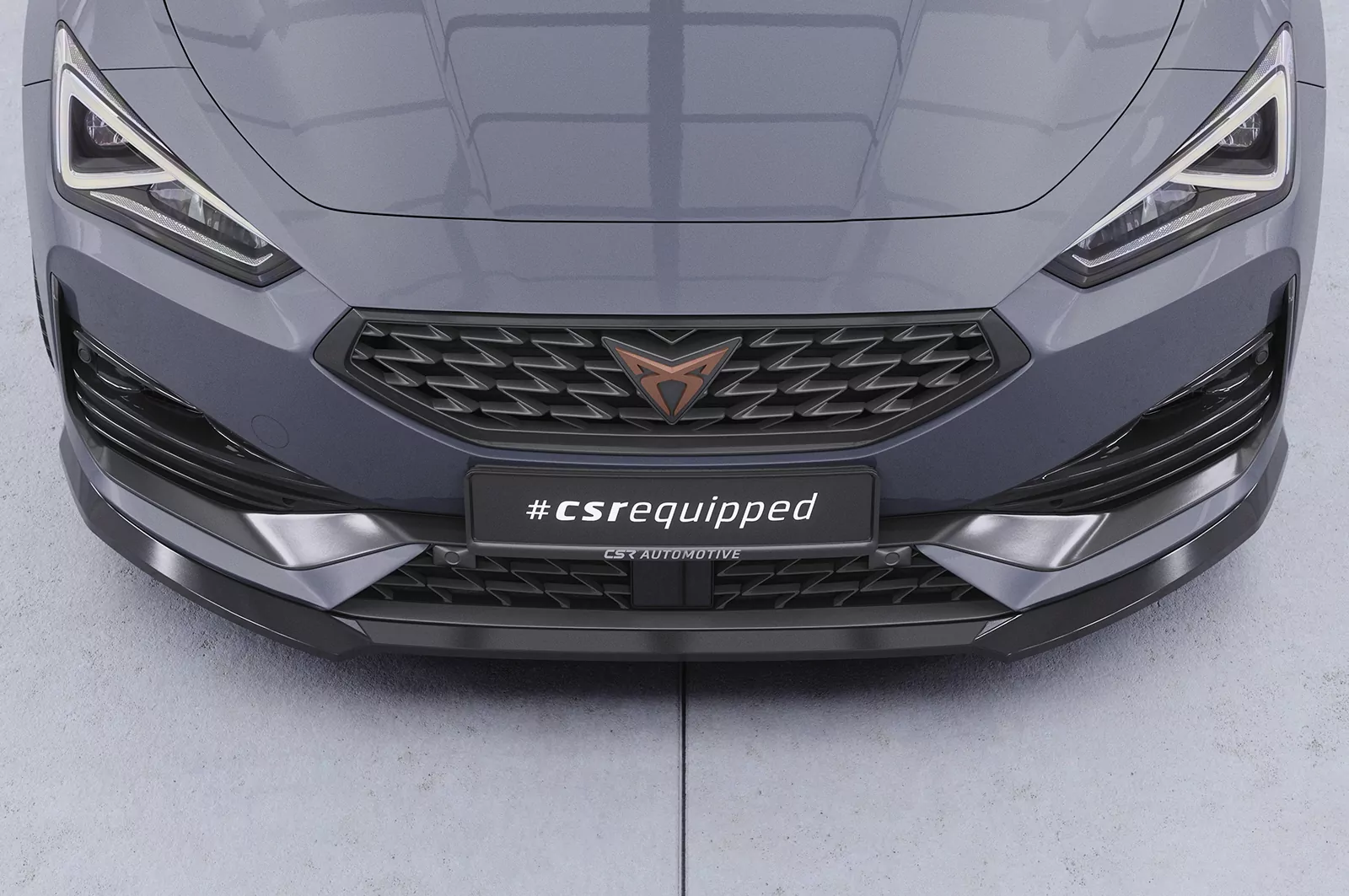 Cup-Spoilerlippe mit ABE für Cupra Leon 4 (Typ KL) CSL544 Schwarz Strukturiert