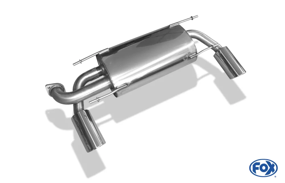 Subaru BRZ/ Toyota GT86  Endschalldämpfer quer Ausgang rechts/links - 1x100 Typ 16 rechts/links