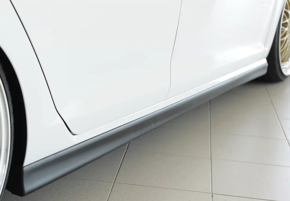 Rieger Seitenschweller rechts  (XS) matt schwarz für VW Leon Cupra (5F) 5-tür. (ST/Kombi) 01.17- (ab Facelift)