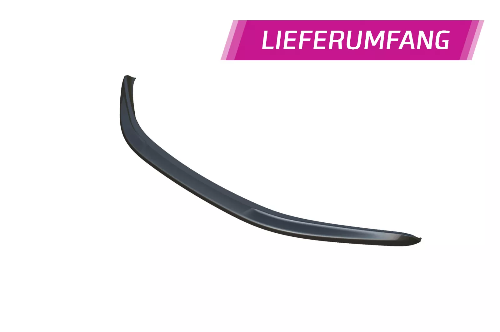 Cup-Spoilerlippe mit ABE für Porsche 911/992 CSL461 Strukturiert (schwarz matt)