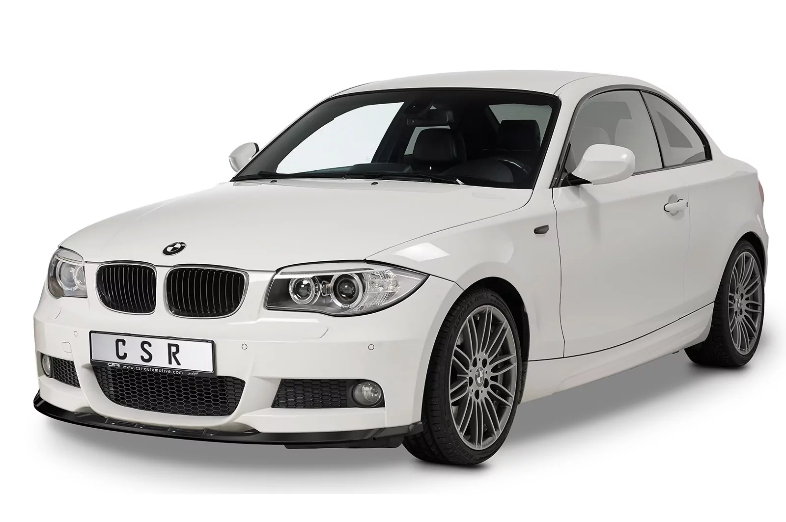 Cup-Spoilerlippe für BMW 1er E82 / E88 M-Paket CSL494-M Carbon Look (matt)