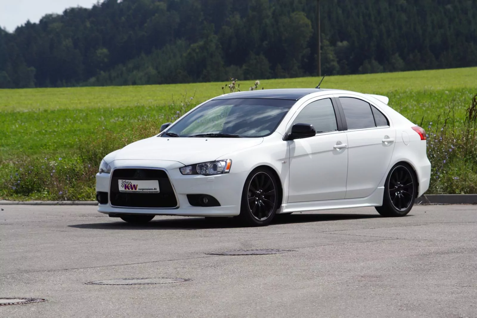 KW Gewindefahrwerk V2 inox MITSUBISHI LANCER VIII Sportback (CX_A, CY_) Allrad 10/2007-