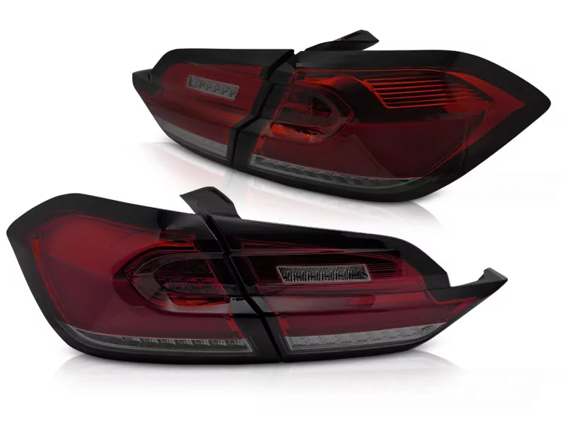 Led Tail Lights Red Smoke Fits Ford Fiesta Mk8 17-21 Hatchback 