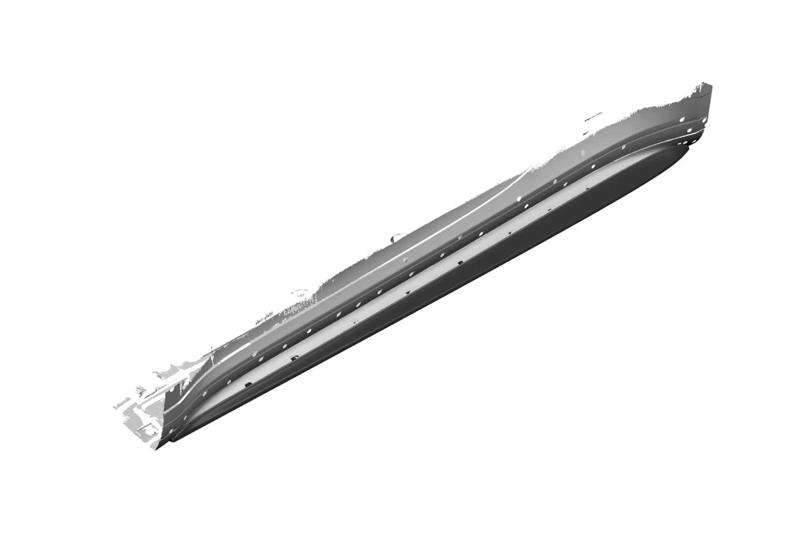 Seitenschweller für Porsche 911/992 Lackierfreundlich (schwarz matt)