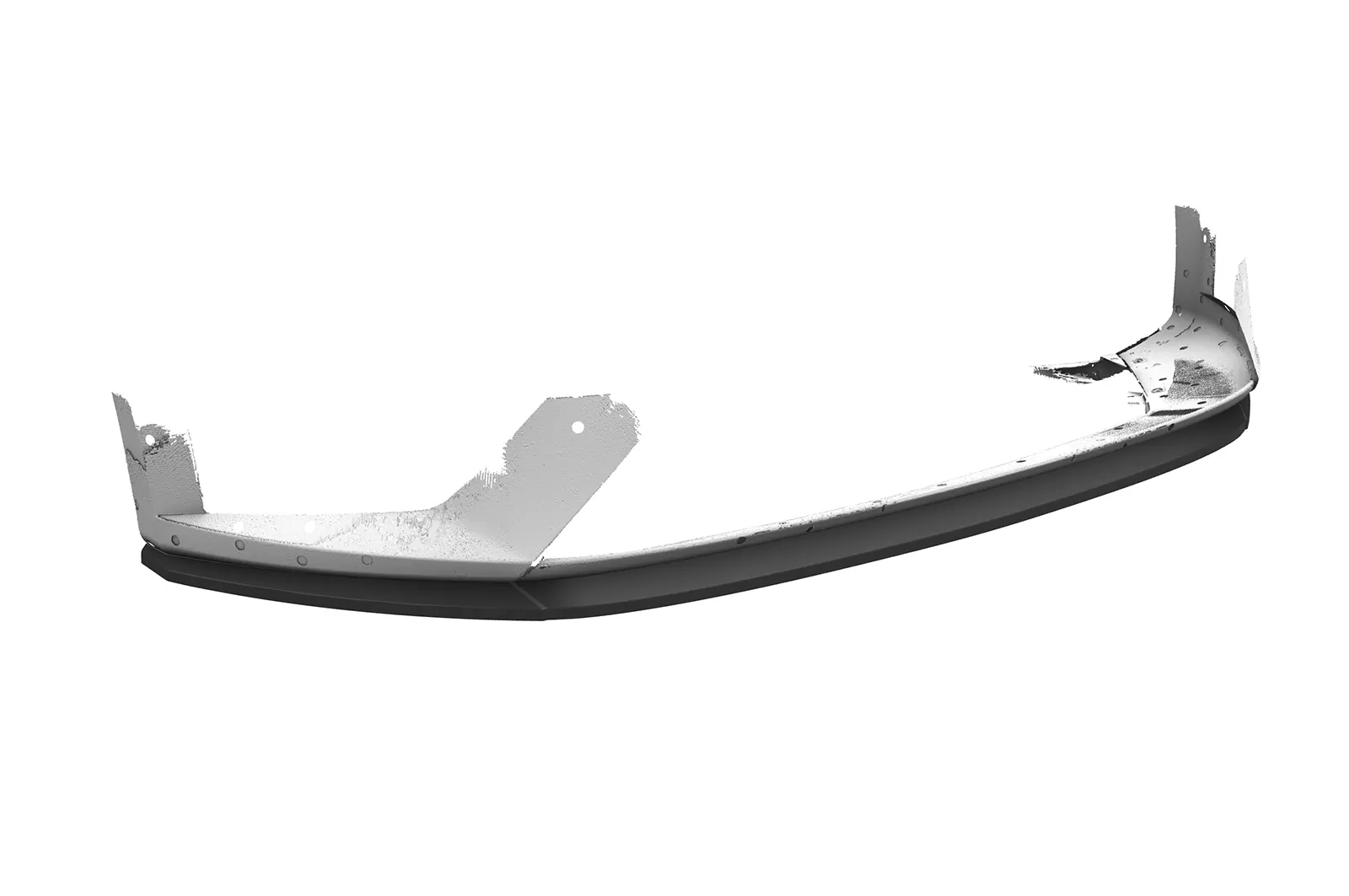 Cup-Spoilerlippe mit ABE für Seat Leon III 5F Cupra/FR CSL391 Strukturiert (schwarz matt)