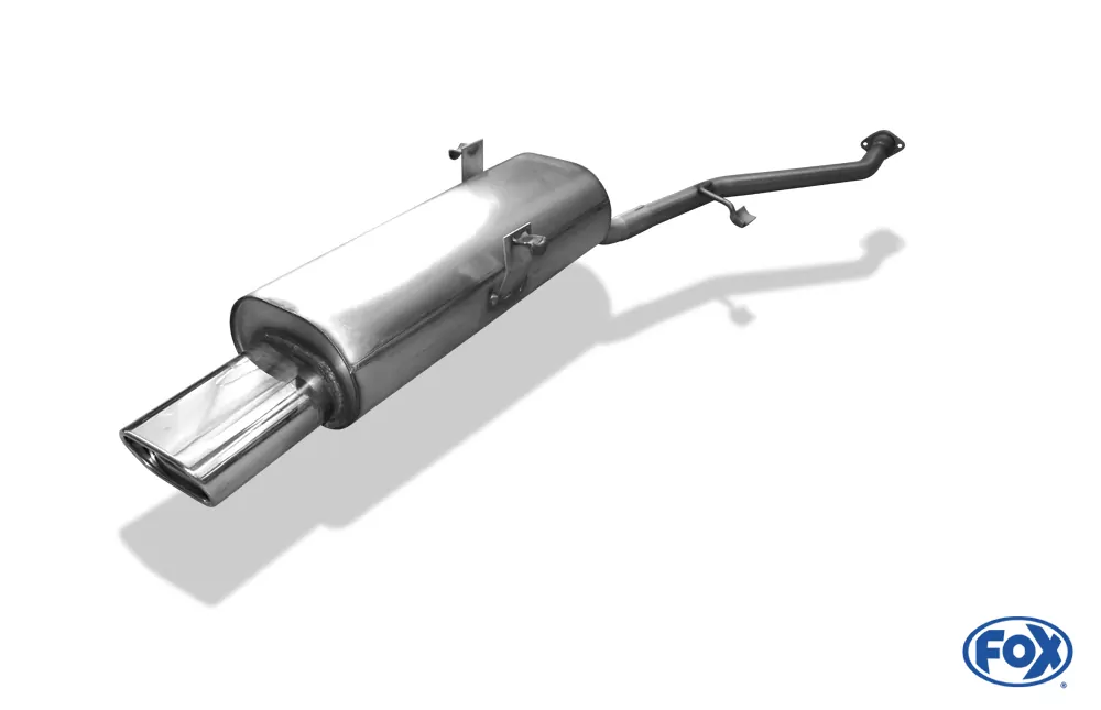 BMW E30 316i/ 318i ab 9/87`  Halbanlage ab Kat mit 2-Loch Flansch - 135x80 Typ 53