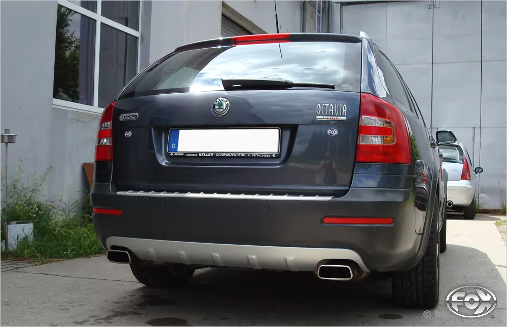 Skoda Octavia Typ 1Z 4x4 + Scout  Endschalldämpfer rechts/links - 145x65 Typ 59 rechts/links
