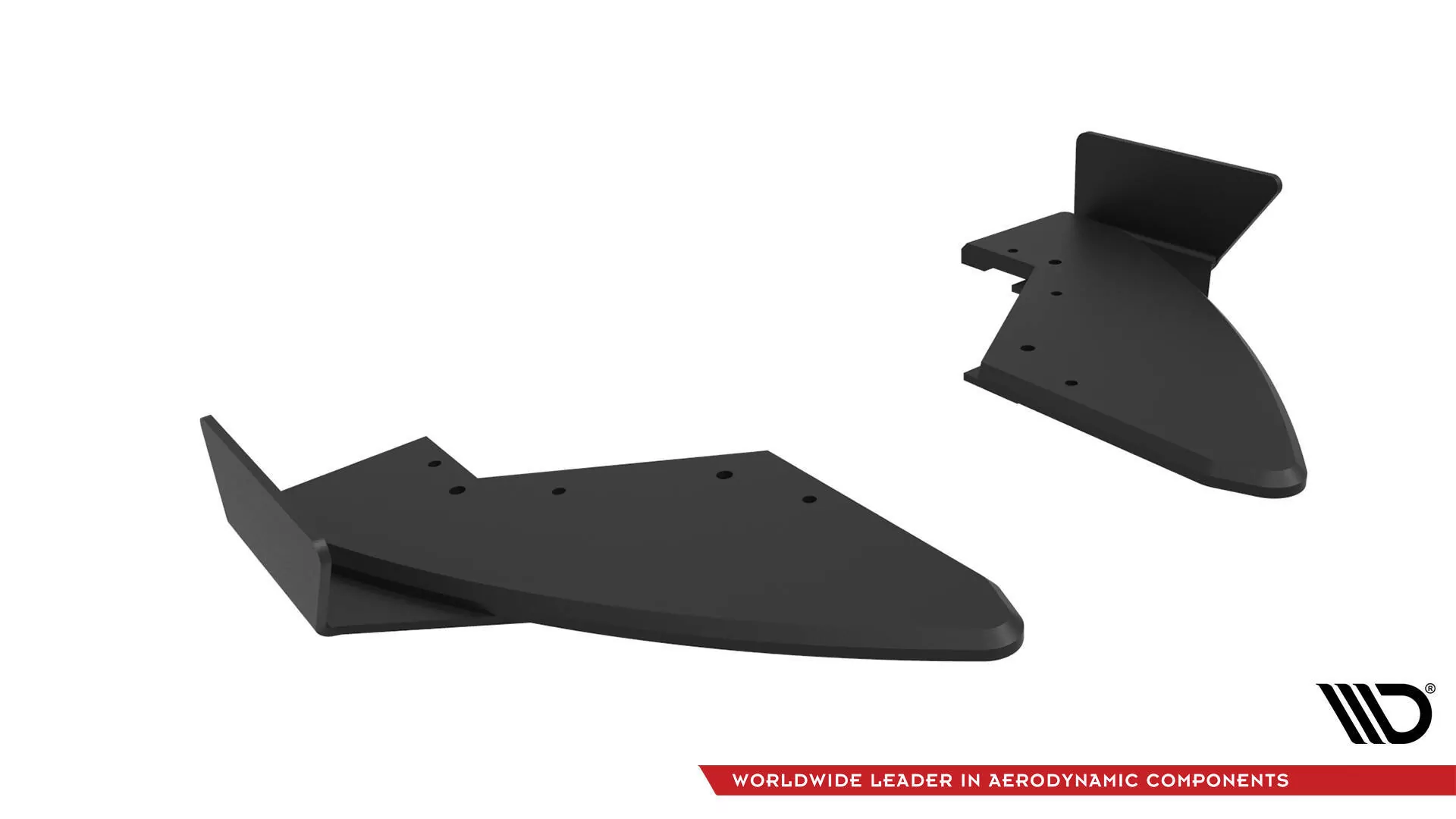 Street Pro Heck Ansatz Flaps Diffusor +Flaps Für Audi TT S 8S Facelift Schwarz Hochglanz