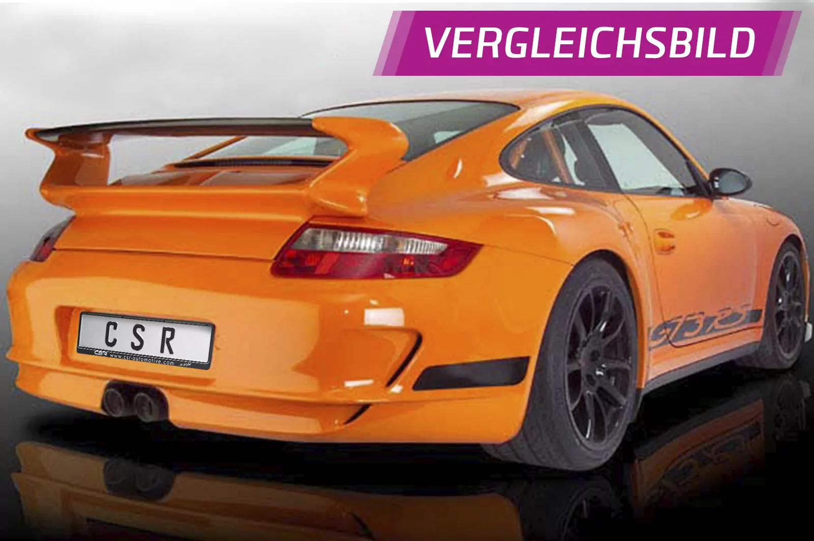 Heckflügel für Porsche 911 / 997 GT/3 HF997B