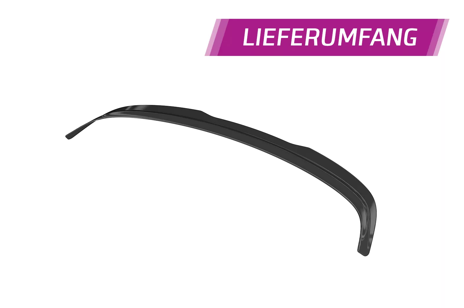 Heckflügel mit ABE für VW Scirocco III R/R-Line HF601 Strukturiert (schwarz matt)