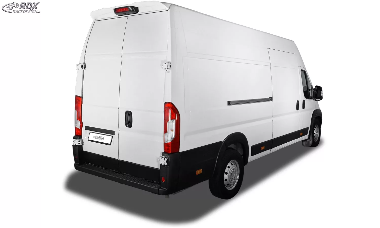 RDX Dachspoiler für FIAT Ducato & CITROEN Jumper & OPEL Movano & PEUGEOT Boxer & TOYOTA Proace Max & IVECO eSuperJolly & RAM ProMaster (H3) Heckspoiler Spoiler