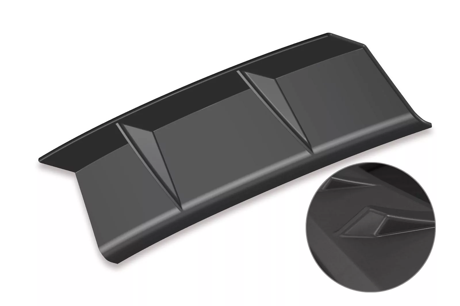 Heckansatz für VW Golf 7 Variant (vor Facelift) Lackierfreundlich (schwarz matt)