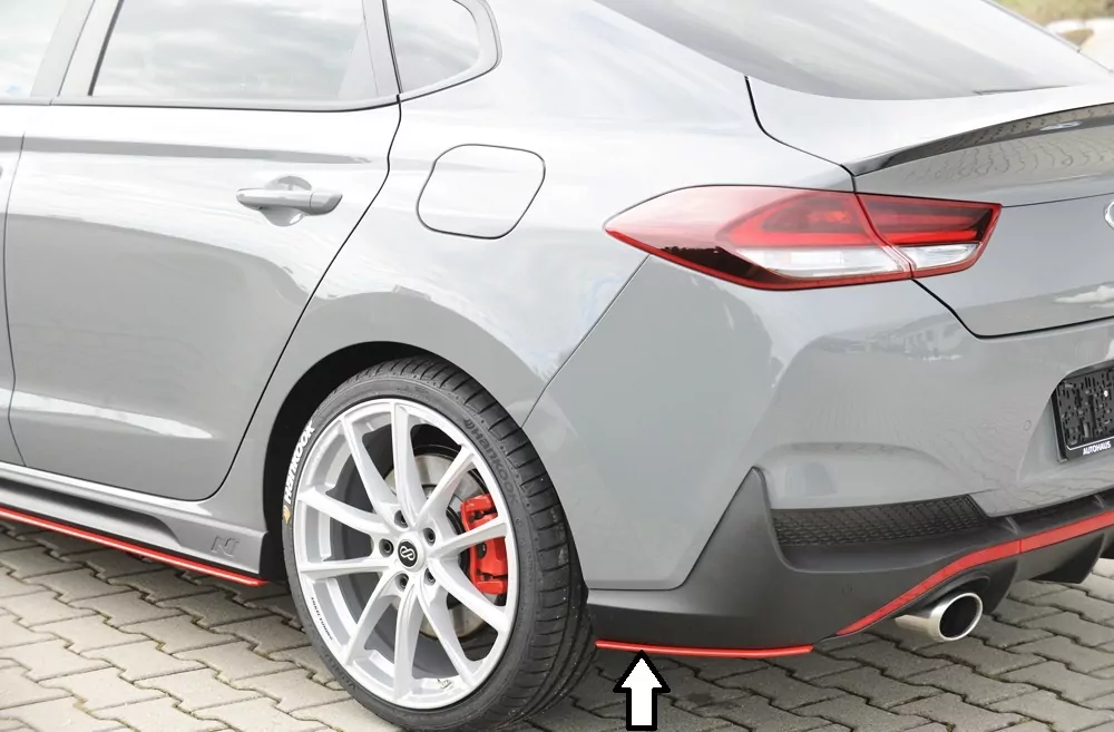 Rieger Heckschürzenansatz seitlich rechts für Hyundai i30 N-Performance  (PDE) 5-tür. (Fastback) 05.21- (ab Facelift)