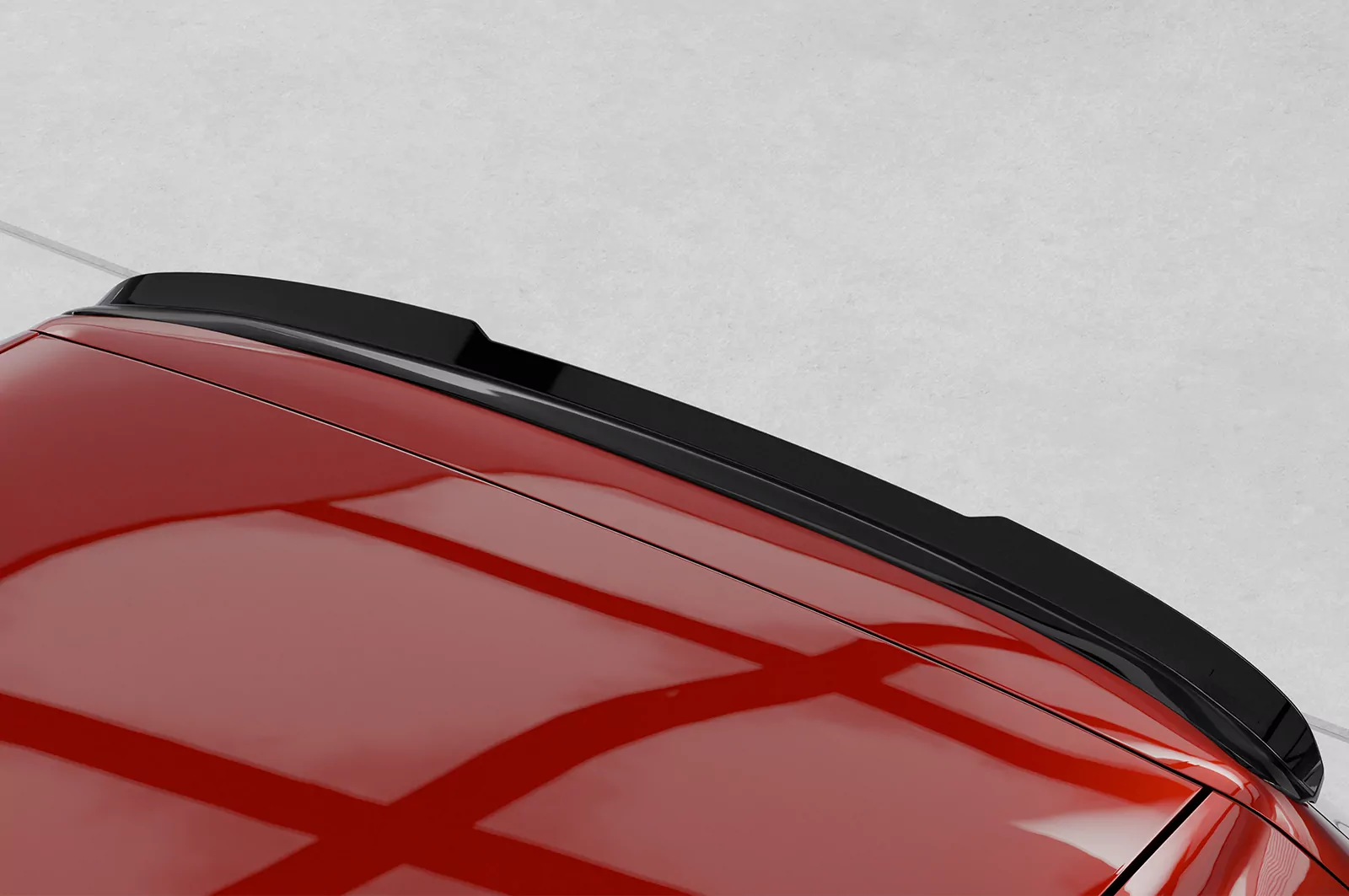 Heckflügel mit ABE für VW Golf 4 (Typ 1J) HF692 Strukturiert (schwarz matt)