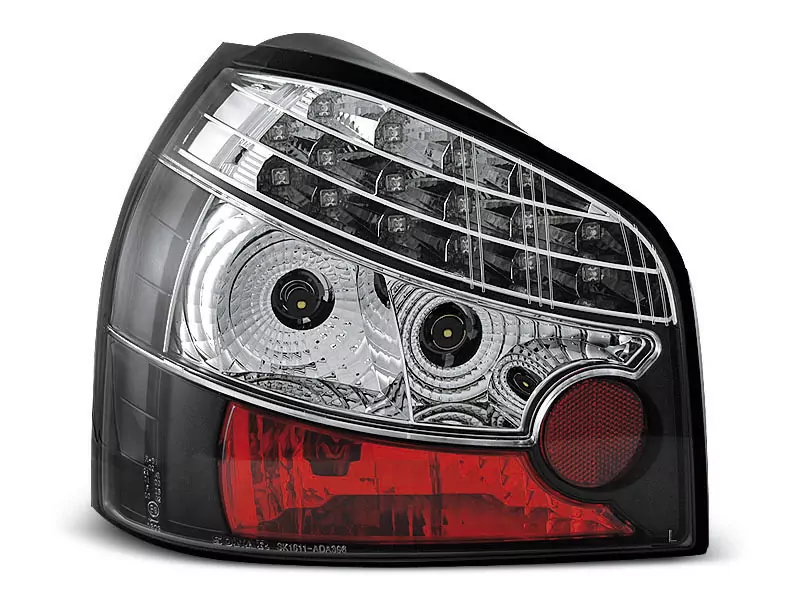 Led Tail Lights Black Fits Audi A3 08.96-08.00