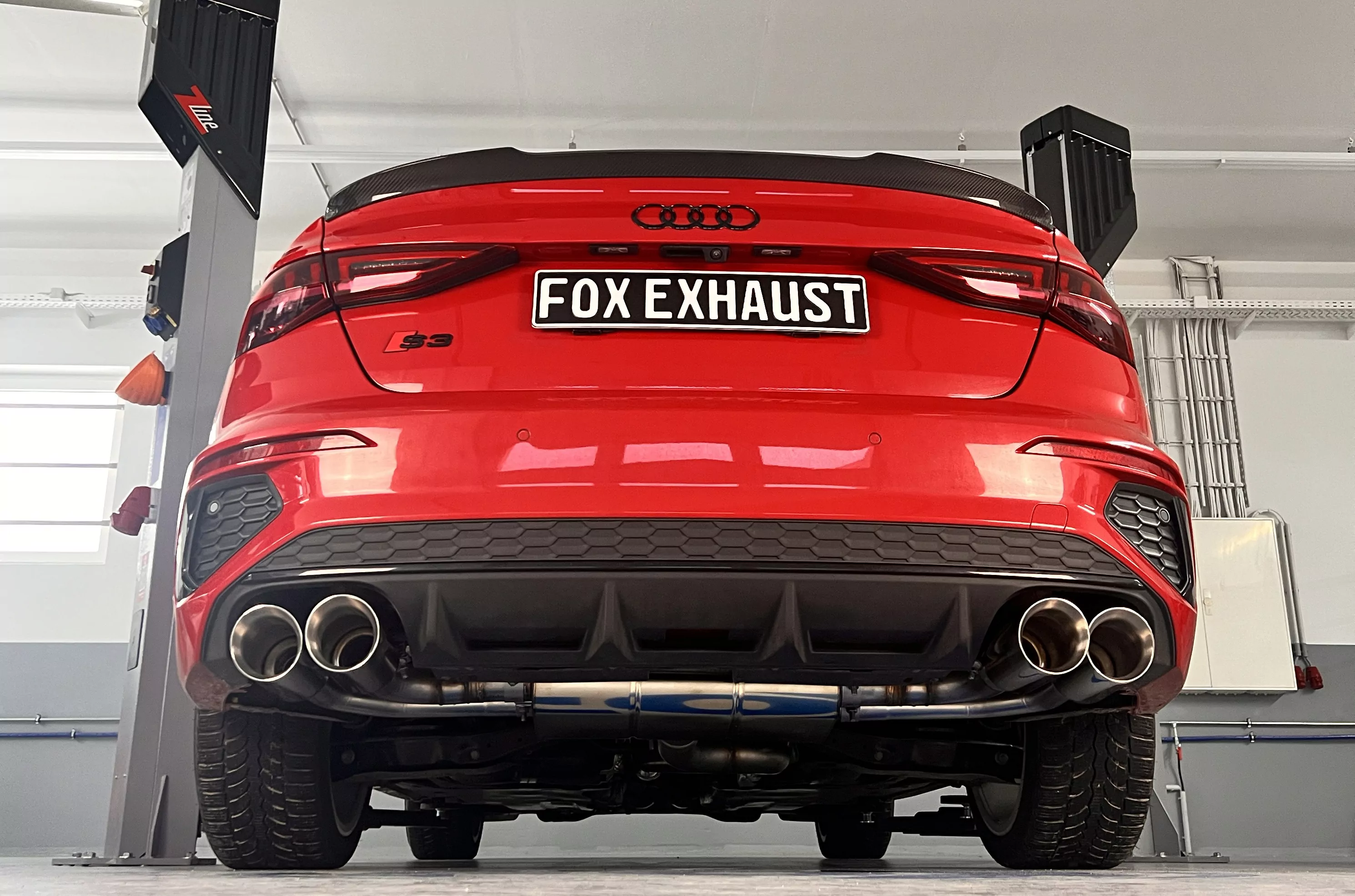 Audi S3 GY - Limousine  Halbanlage ab OPF mit Abgasklappen - 2x100 Typ 25 rechts/links