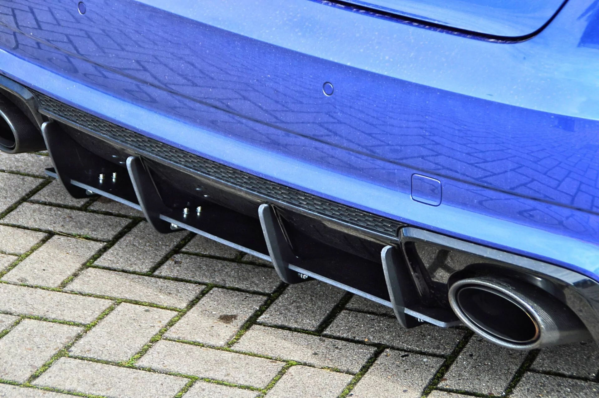 Heckansatz Heckeinsatz Diffusor Heckeinsatz für Audi RS3 8V Sportback