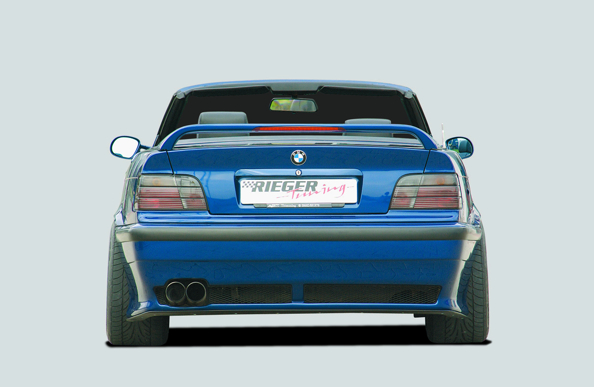 Rieger Heckschwert für BMW 3er E36 - Cabrio  für Heckschürze 49030/37 u. 50060 carbon optik