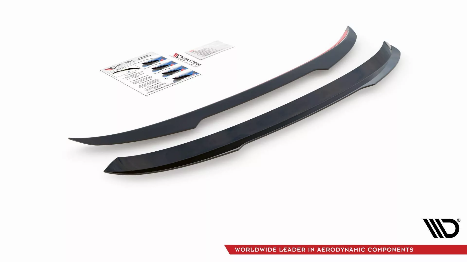 Spoiler CAP Für Seat Leon FR / Cupra Leon Hatchback Mk4 Schwarz Hochglanz