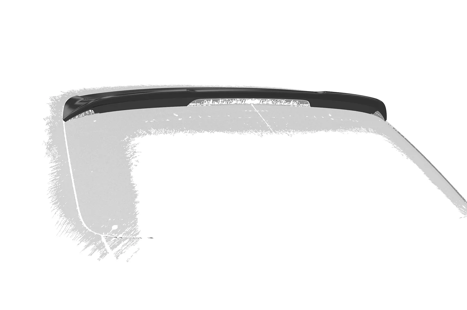 Heckflügel mit ABE für Audi A4 B8 (Typ 8K) Avant HF968 Schwarz Strukturiert