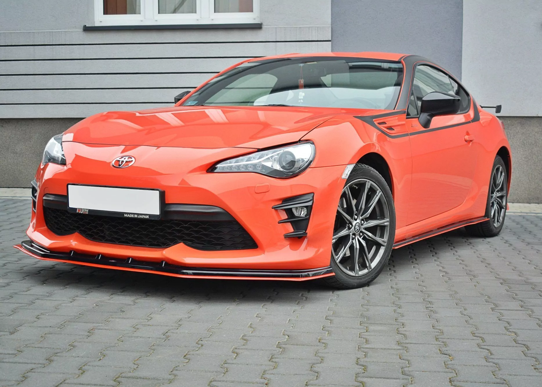 Front Ansatz Passend Für V.4 Passend Für TOYOTA GT86 FL Schwarz Hochglanz Schwarz Hochglanz