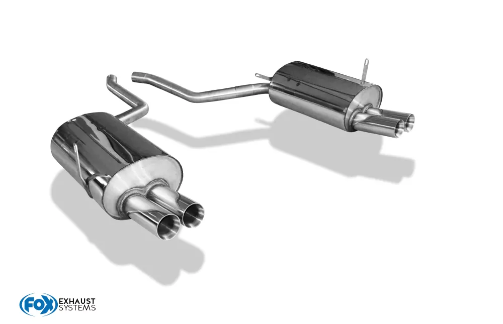 BMW E38 730i/ 735i/ 740i - Ohne Stoßstangenausschnitt  Endschalldämpfer rechts/links - 2x76 Typ 25 rechts/links