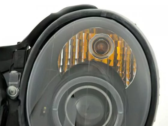 Scheinwerfer Set Mercedes CLK Typ W208 Bj. 98-02 schwarz